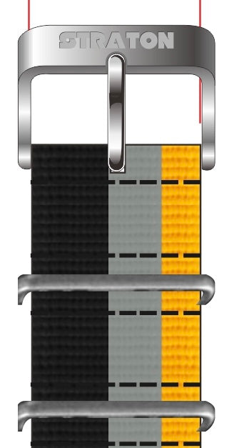 Striped straps