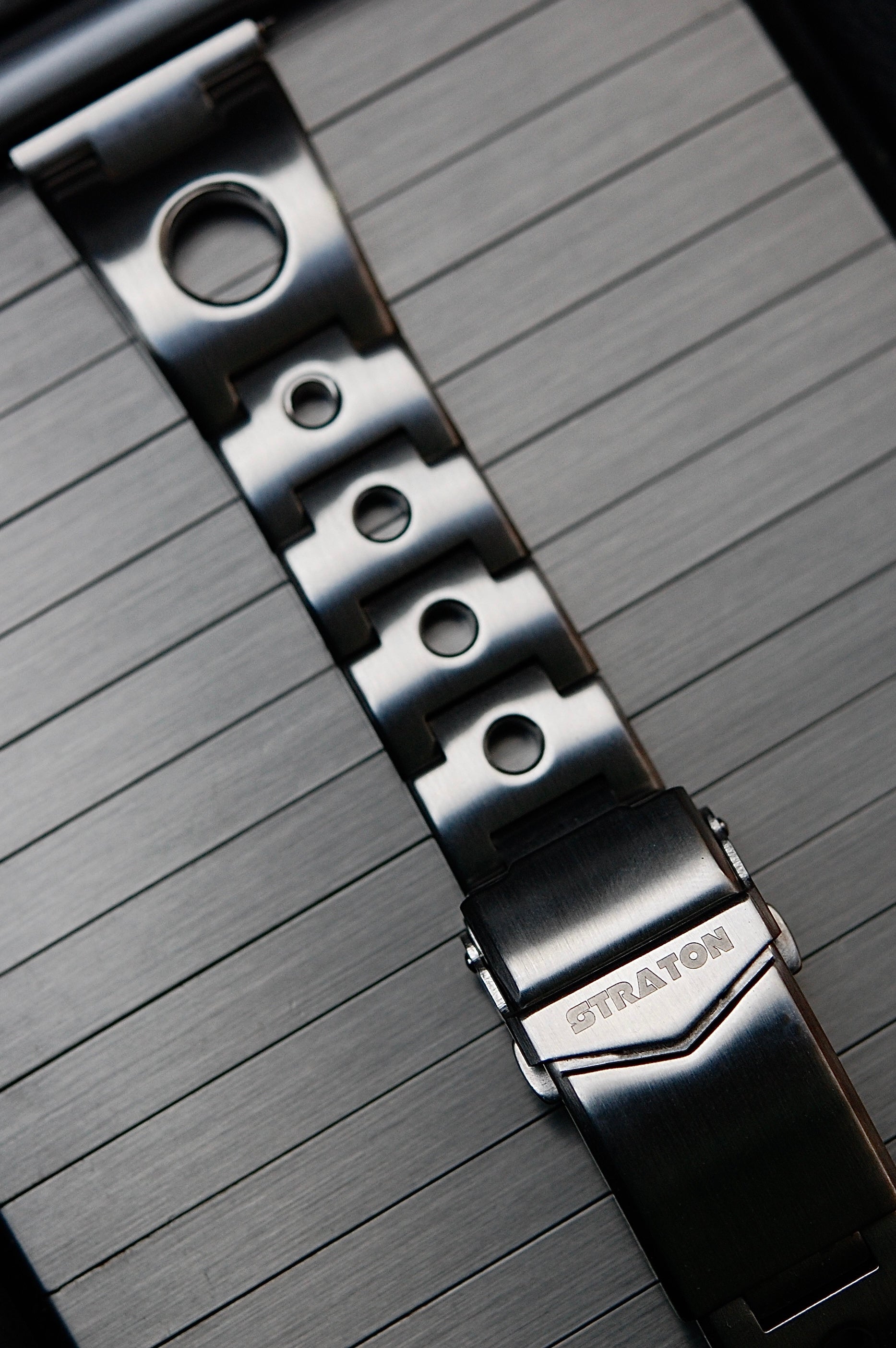 Straton Watch Company Stainless Steel Rally Bracelet