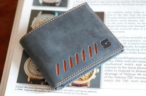 Straton Leather Wallet Brown or Blue