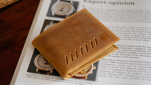Straton Leather Wallet Brown or Blue