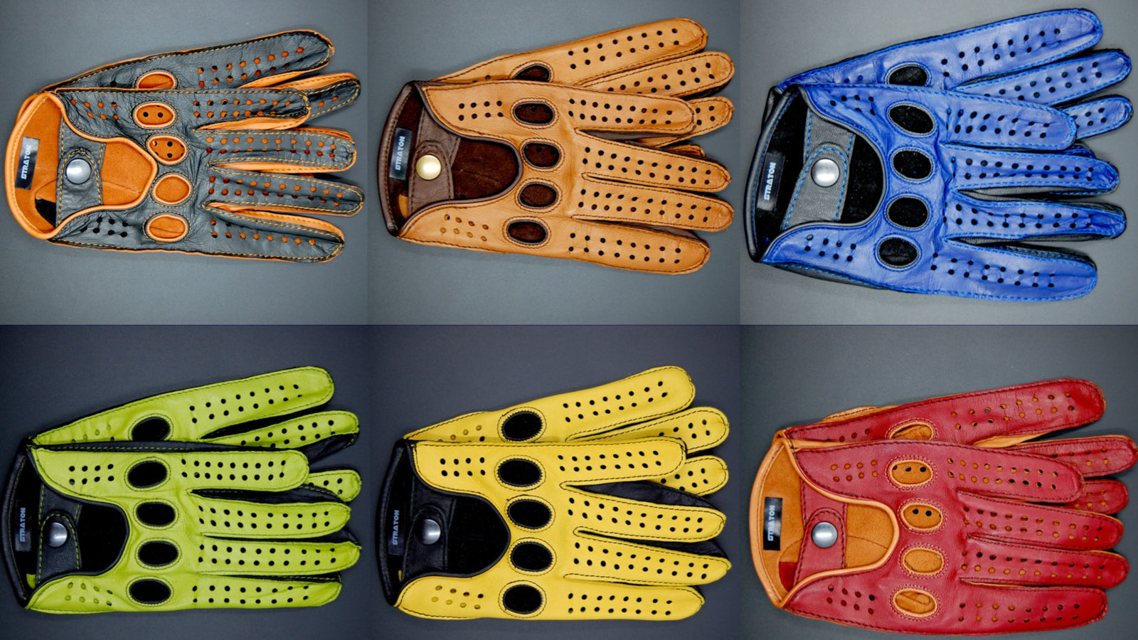 Straton leather driving glove collection